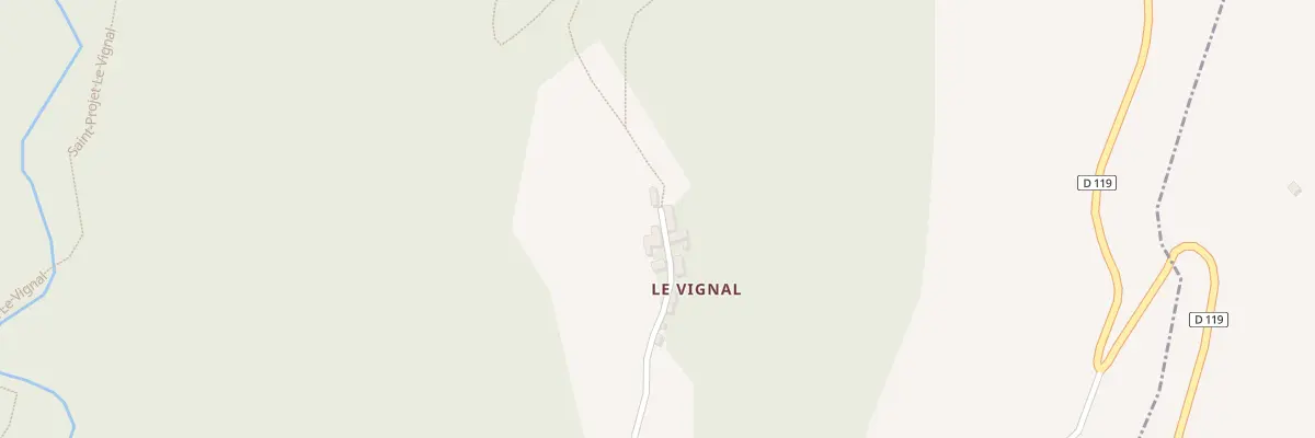 Plan du 301 Le Vignal à Cassaniouze