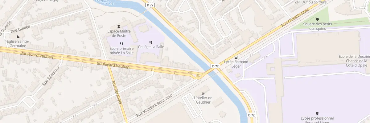 Plan du 4 Bd Vauban à Coudekerque-Branche
