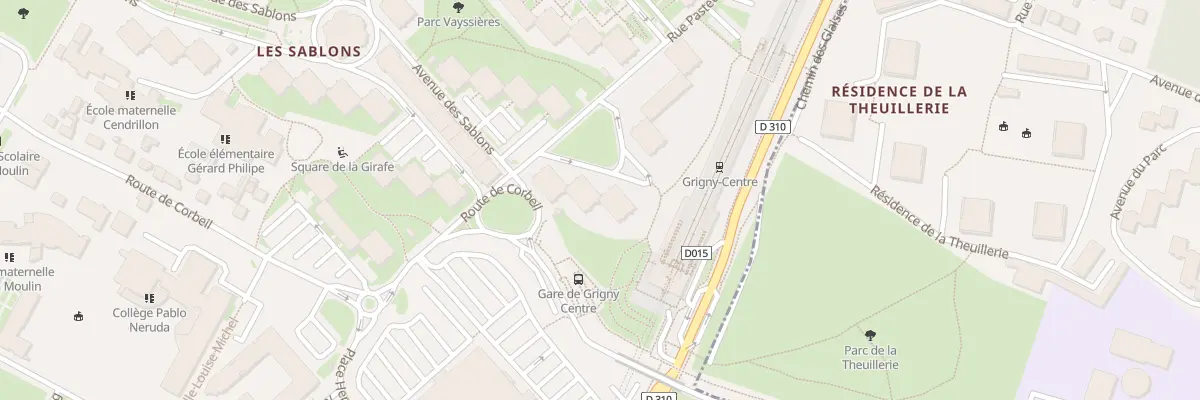 Plan du 1 Rue Lavoisier à Grigny