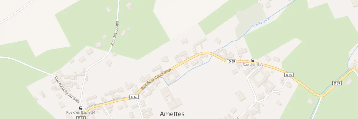 Plan du 13 Rue d’En Bas à Amettes
