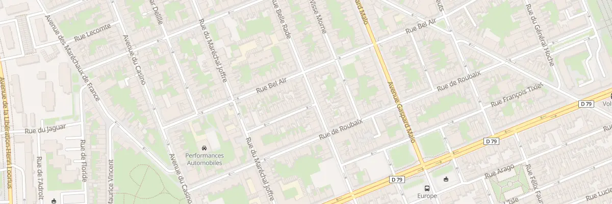 Plan du 128 Rue Belle Rade à Dunkerque