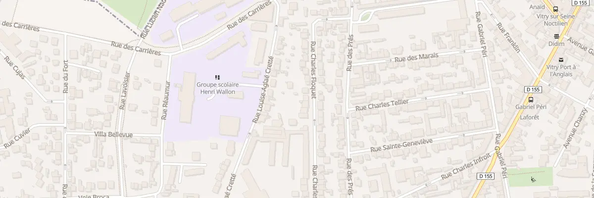 Plan du 37 Rue Charles Floquet à Vitry-sur-Seine