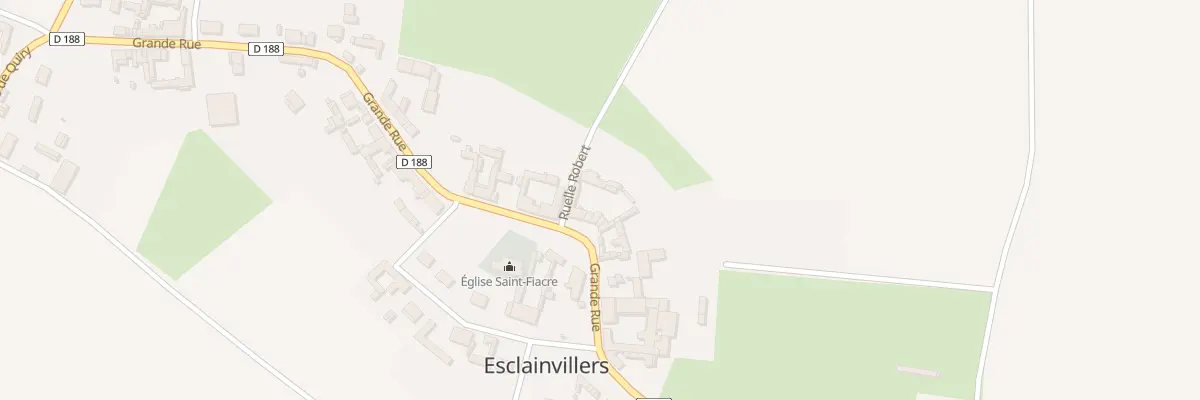 Plan du 29 Gr Grande Rue à Esclainvillers