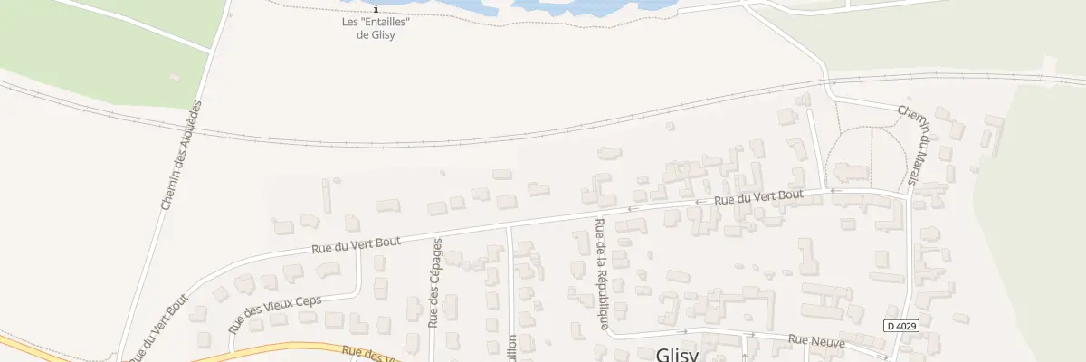 Plan du 26 Rue du Vert Bout à Glisy