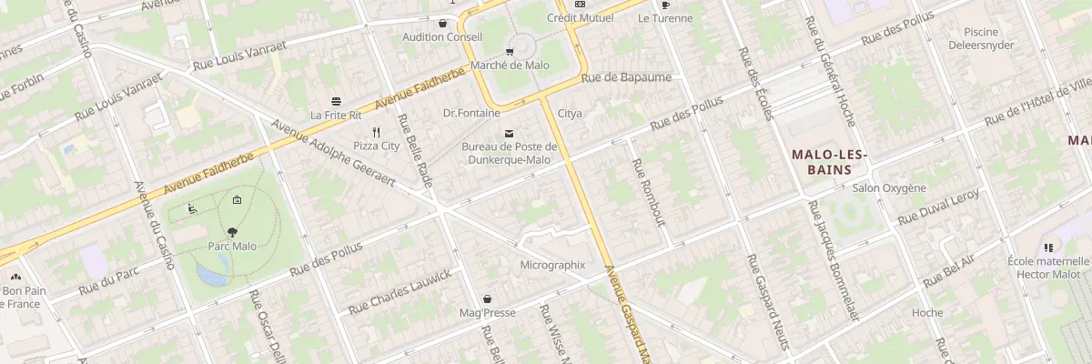 Plan du 76 Rue des Poilus à Dunkerque