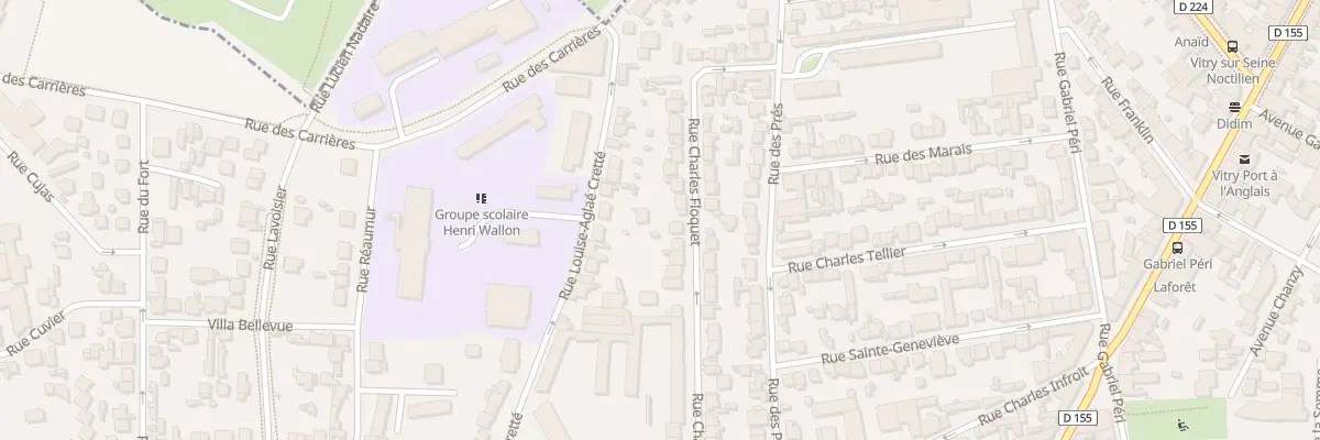 Plan du 41 Rue Charles Floquet à Vitry-sur-Seine
