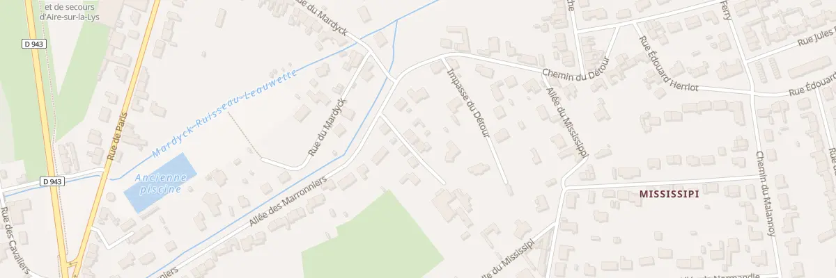 Plan du 3 Imp de l’Echeu à Aire-sur-la-Lys
