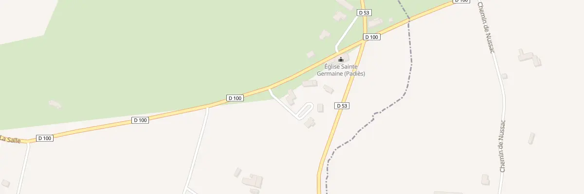 Plan du 5121 Sainte Germaine à Padiès