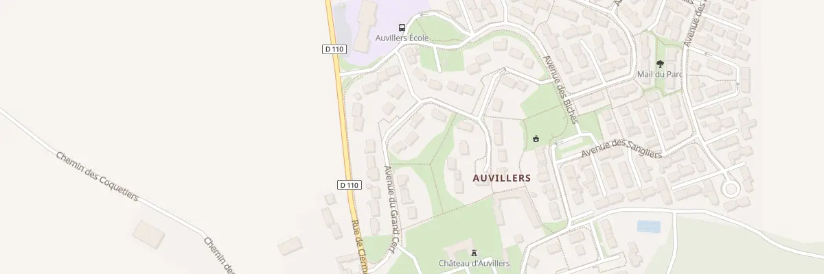 Plan du 14 Av du Grand Cerf à Neuilly-sous-Clermont