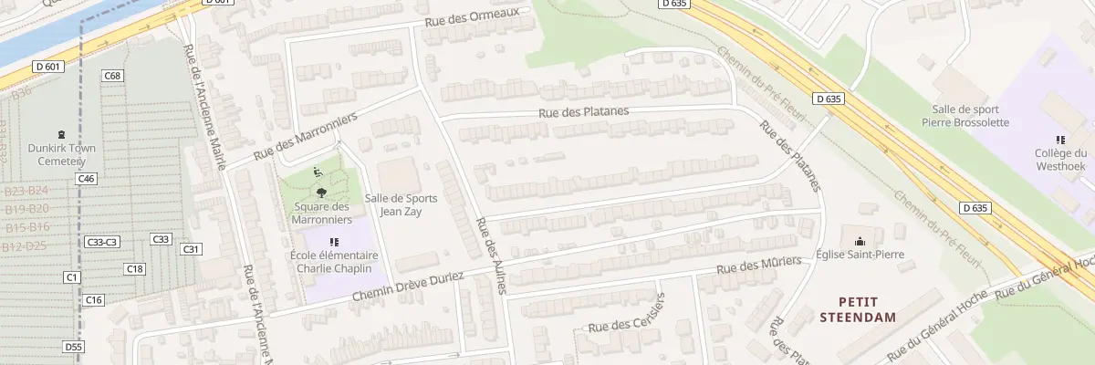 Plan du 47 Rue des Oliviers à Coudekerque-Branche
