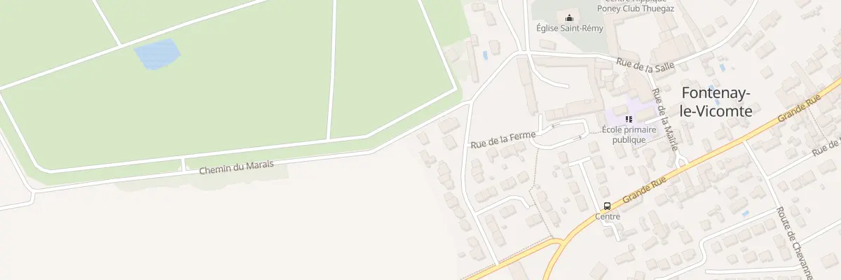 Plan du 4 Che du Marais à Fontenay-le-Vicomte