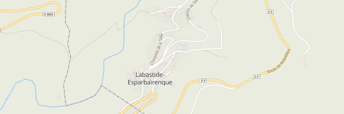 Plan du 36 Le Village à Labastide-Esparbairenque
