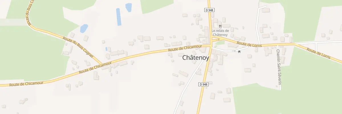 Plan du 5 Rte de Chicamour à Châtenoy