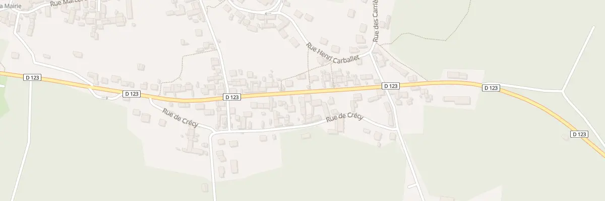 Plan du 281 Rue de la Commune de Paris à Saint-Vaast-lès-Mello