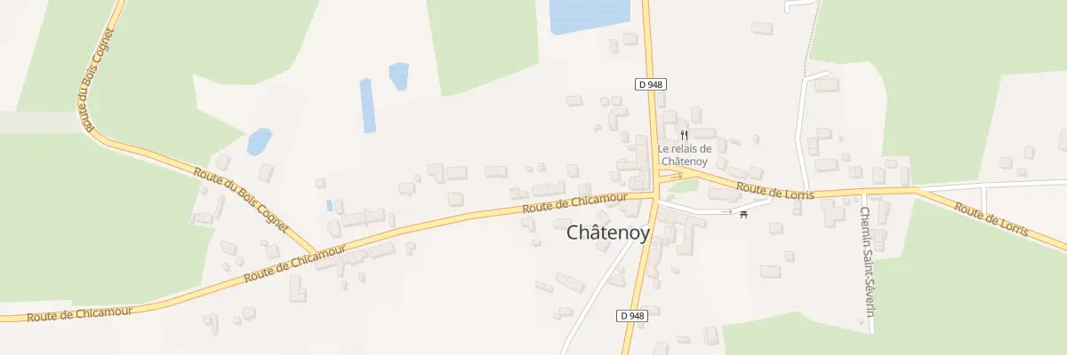 Plan du 8 Rte de Chicamour à Châtenoy