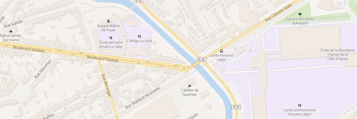 Plan du 2B Bd Vauban à Coudekerque-Branche