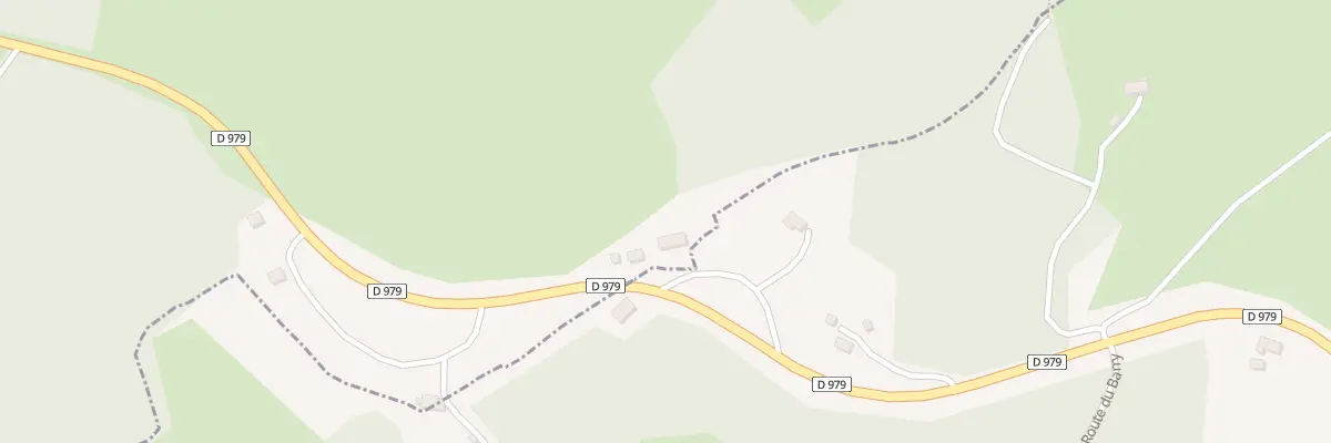 Plan du 1 La Barraque à Saint-Victour