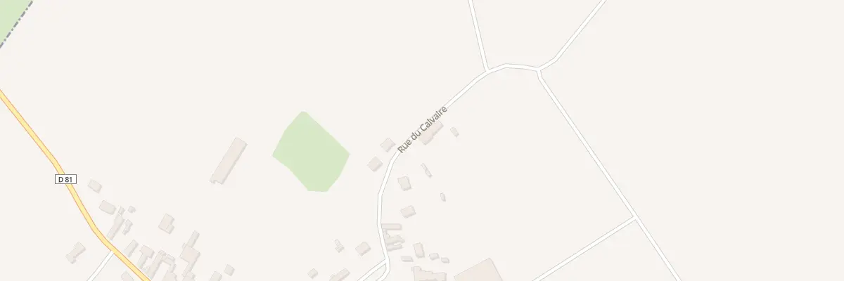 Plan du 34 Rue du Calvaire à Ostreville