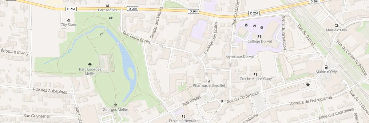Plan du 15 Rue Louis Bonin à Orly