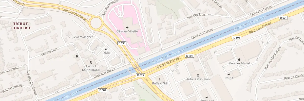 Plan du 369 Quai aux Fleurs à Dunkerque