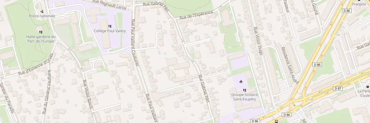 Plan du 33 Rue Gabriel Péri à Thiais