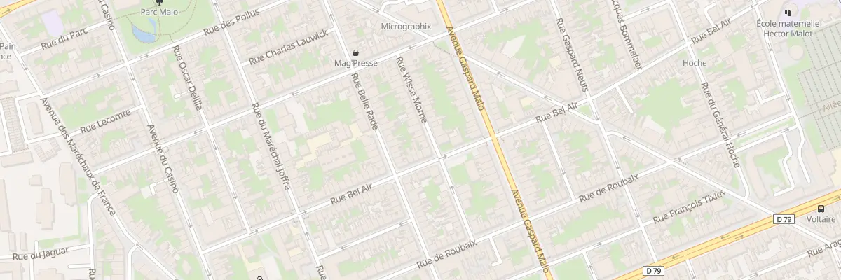 Plan du 26 Rue Wisse-Morne à Dunkerque