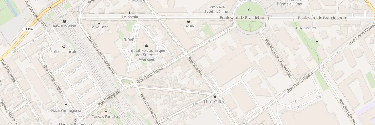 Plan du 25 Rue Molière à Ivry-sur-Seine