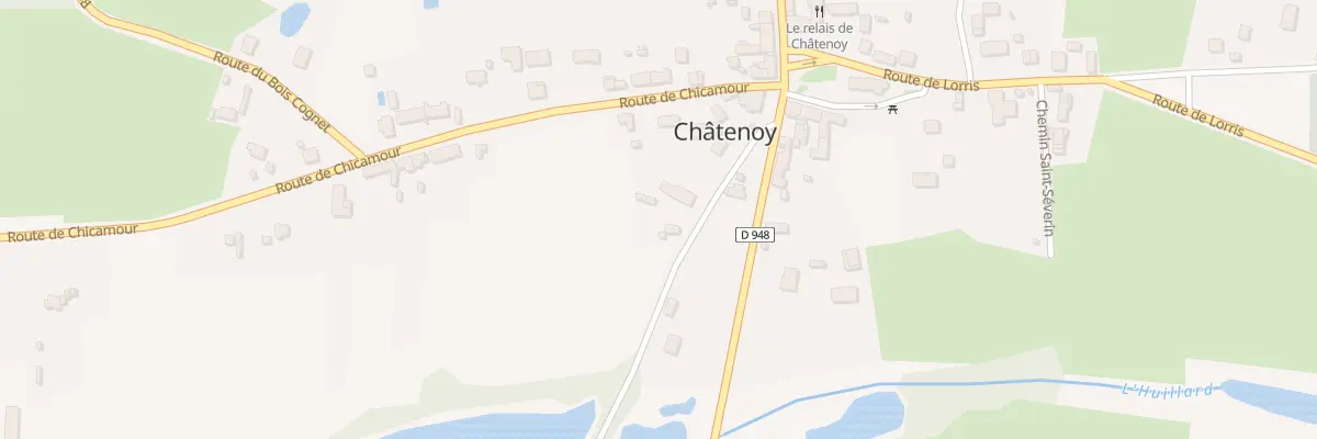 Plan du 12 Che de l’Etang à Châtenoy