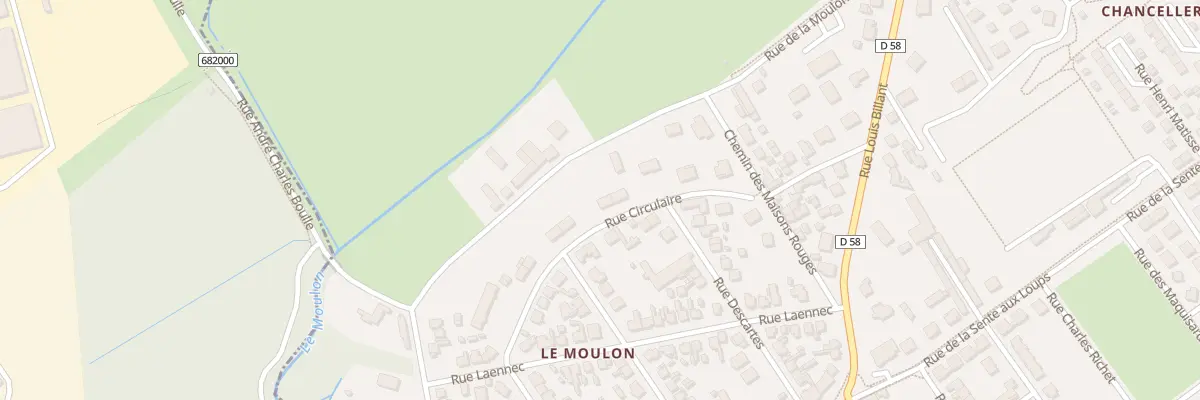 Plan du 15 Rue Circulaire à Bourges