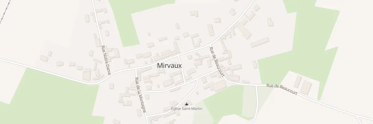 Plan du 12 Rue de la Chaussée à Mirvaux