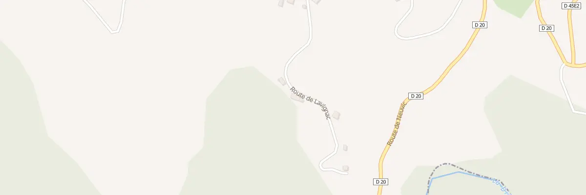 Plan du 5054A Lavignac à Margerides