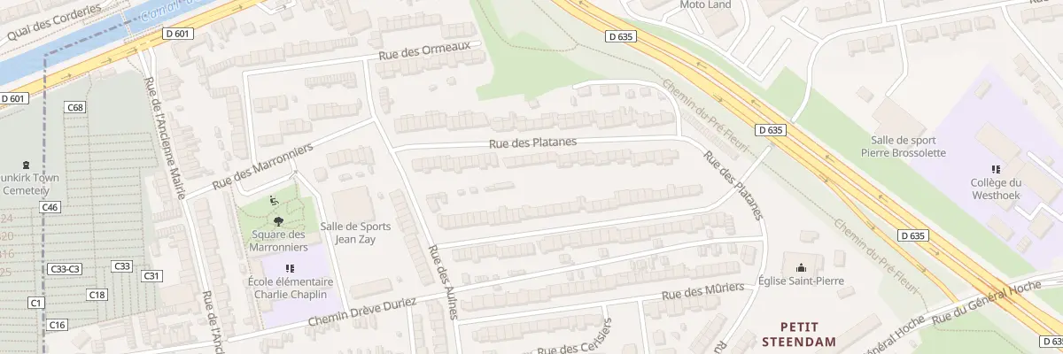 Plan du 46 Rue des Platanes à Coudekerque-Branche