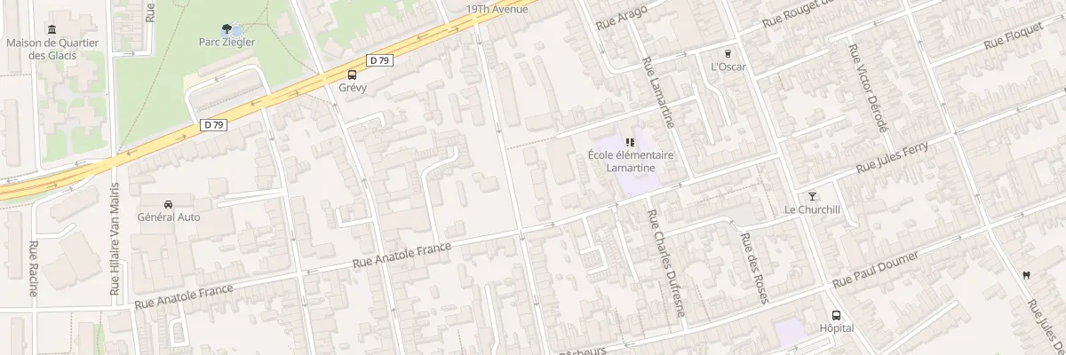 Plan du 152 Rue Léon Blum à Dunkerque