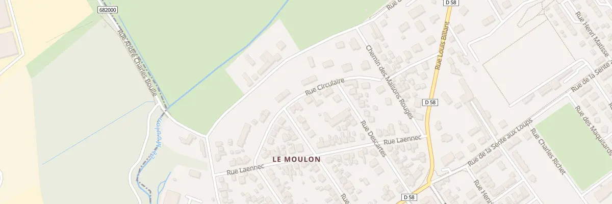 Plan du 12 Rue Circulaire à Bourges
