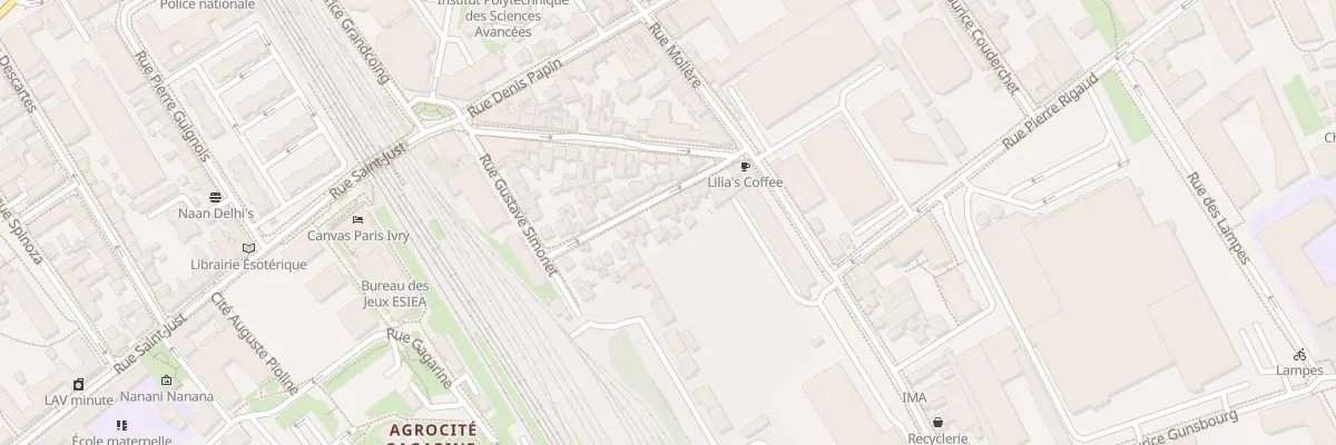 Plan du 13 Rue Gustave Simonet à Ivry-sur-Seine