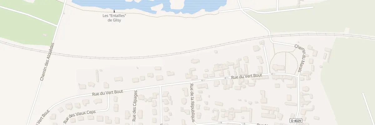 Plan du 24 Rue du Vert Bout à Glisy