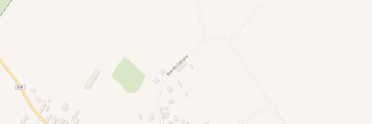 Plan du 36 Rue du Calvaire à Ostreville