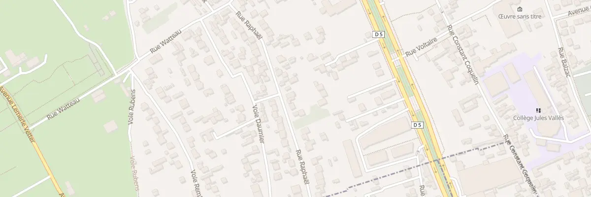 Plan du 40 Rue Raphaël à Vitry-sur-Seine