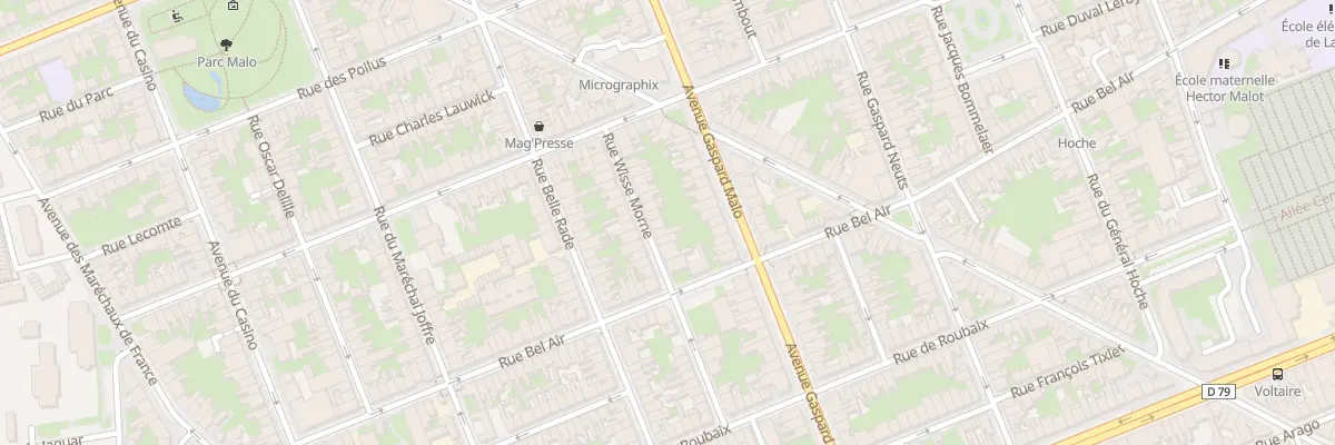 Plan du 17 Rue Wisse-Morne à Dunkerque