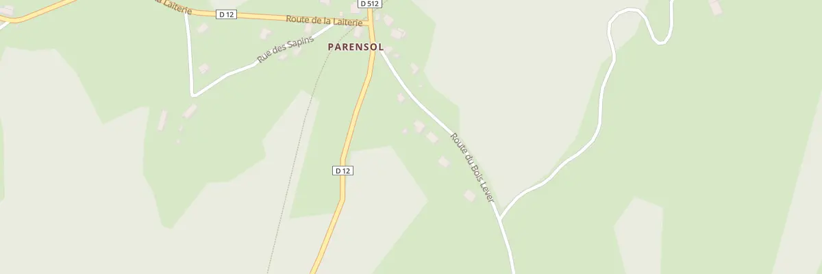 Plan du 6020 Parensol à Bassignac