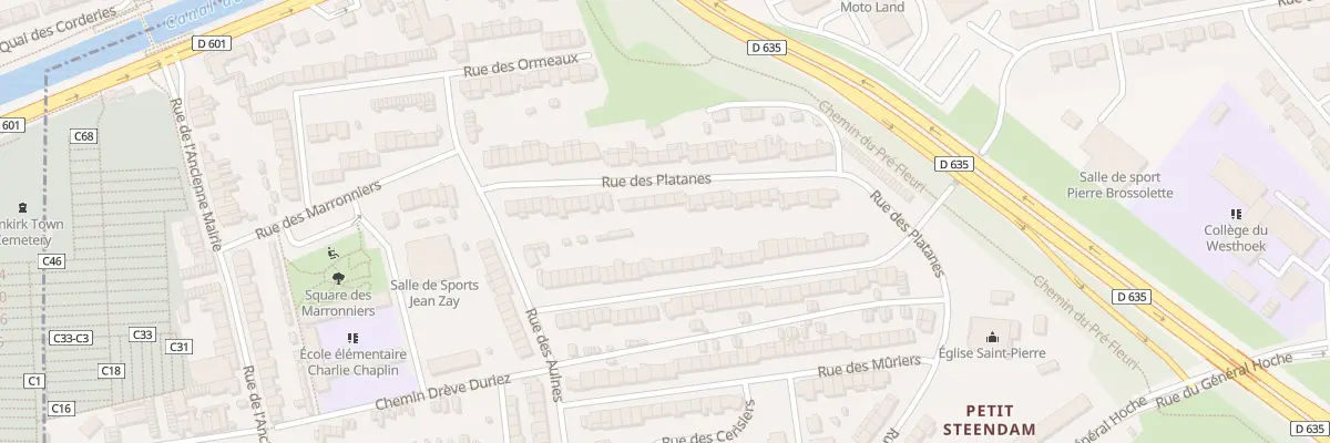Plan du 44 Rue des Platanes à Coudekerque-Branche