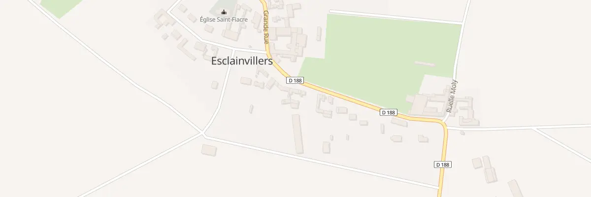 Plan du 39 Rue du Jeu de Paume à Esclainvillers