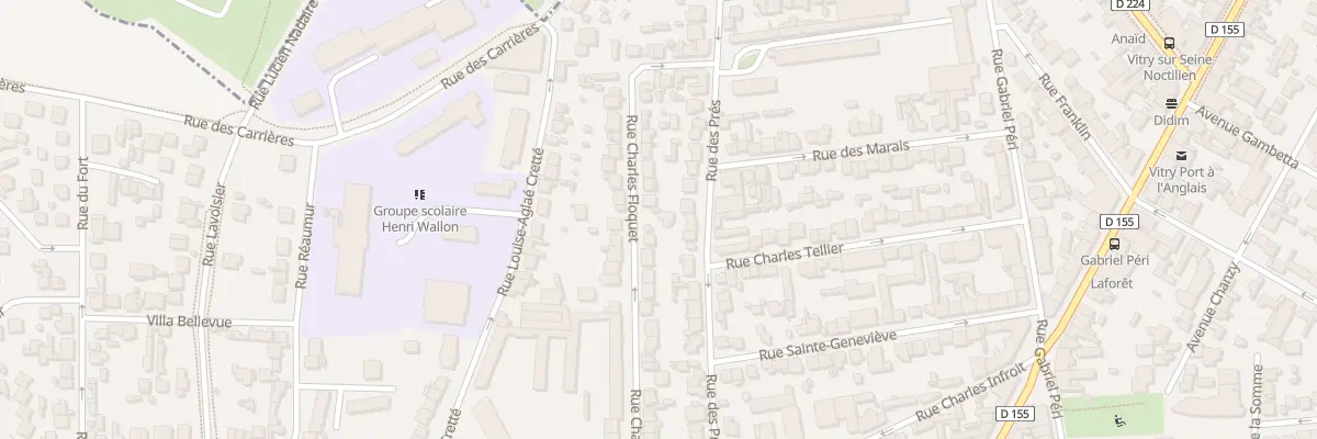 Plan du 36 Rue Charles Floquet à Vitry-sur-Seine