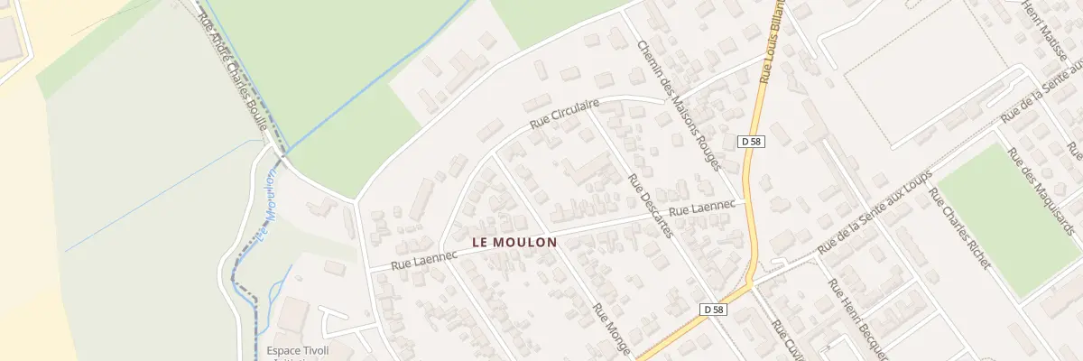 Plan du 24 Rue Monge à Bourges