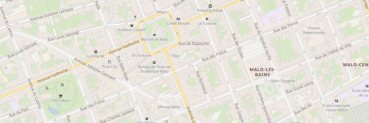 Plan du 65 Rue des Poilus à Dunkerque