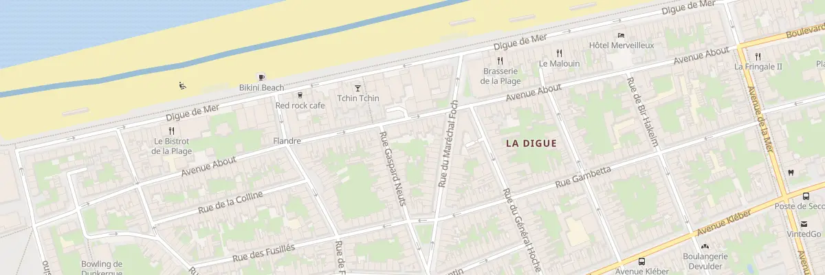 Plan du 144 Av About à Dunkerque