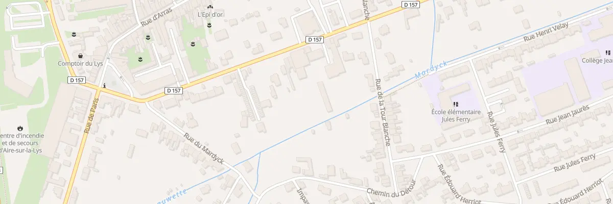 Plan du 47 Bd Foch à Aire-sur-la-Lys
