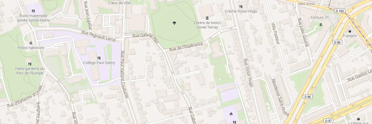 Plan du 58 Rue Gabriel Péri à Thiais