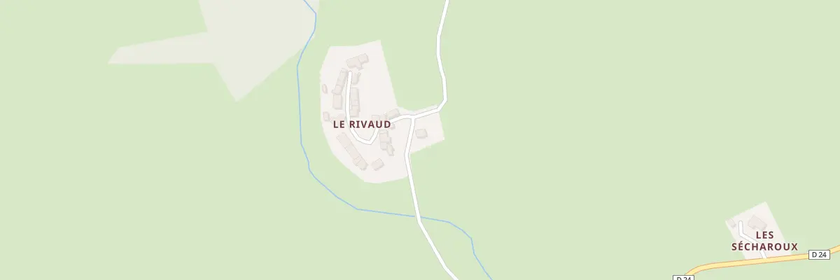 Plan du 1 Le Rivaud à Sannat
