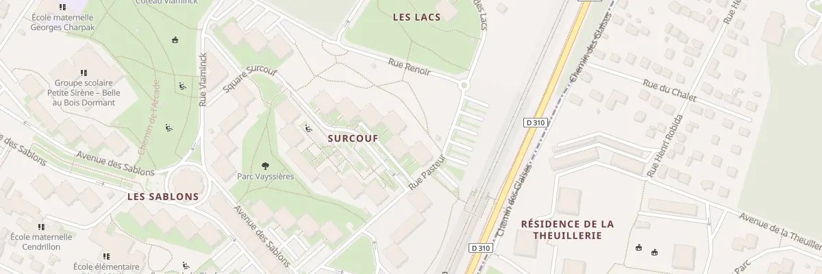 Plan du 6 Sq Surcouf à Grigny